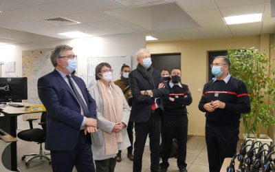 Visite des autorités en cette nuit de Saint Sylvestre