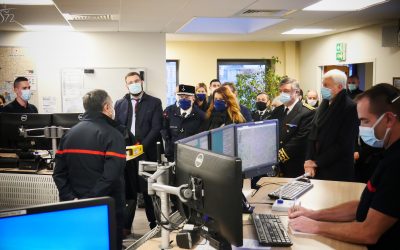 Déplacement de Madame Marlène SCHIAPPA au SDIS 72 en faveur du volontariat