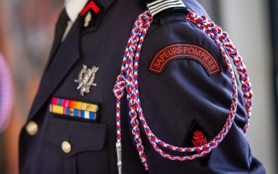 Remise de la fourragère tricolore et du projet de service 2021-2023