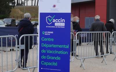 Ouverture du Centre Départemental de Vaccination de Grande Capacité au Mans