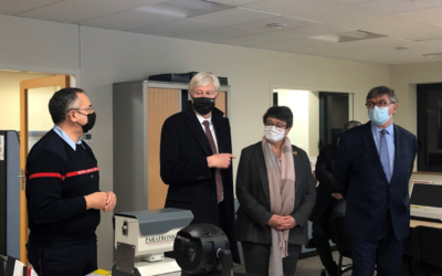 Les autorités en visite au SDIS de la Sarthe en cette nuit de Saint Sylvestre
