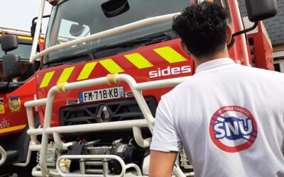 Arthur fait son Service National Universel chez les pompiers