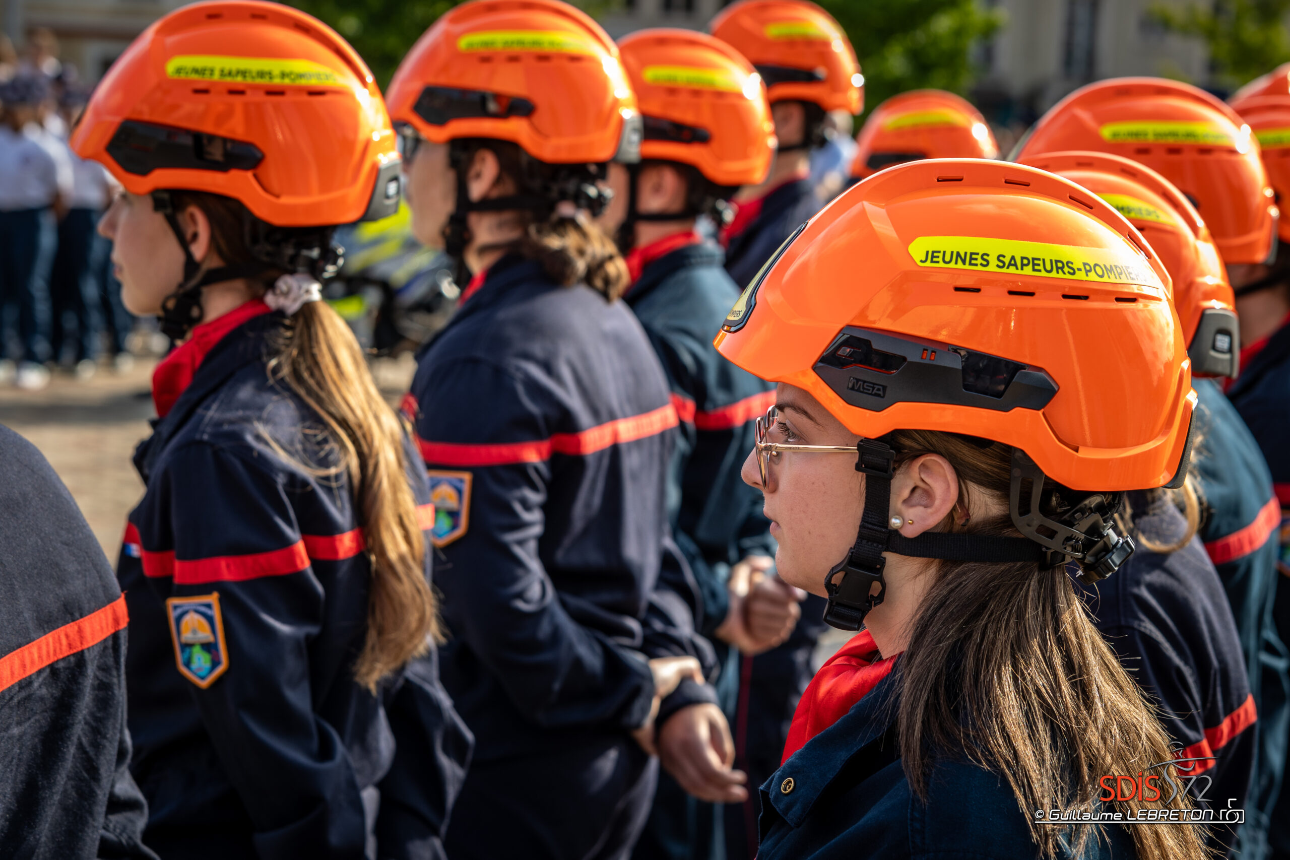 Les Cadets de la Sécurité Civile en formation